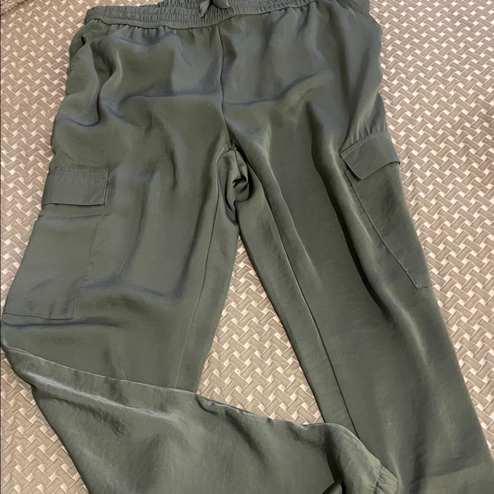 P.J. Salvage Dark Green Cargo Pants